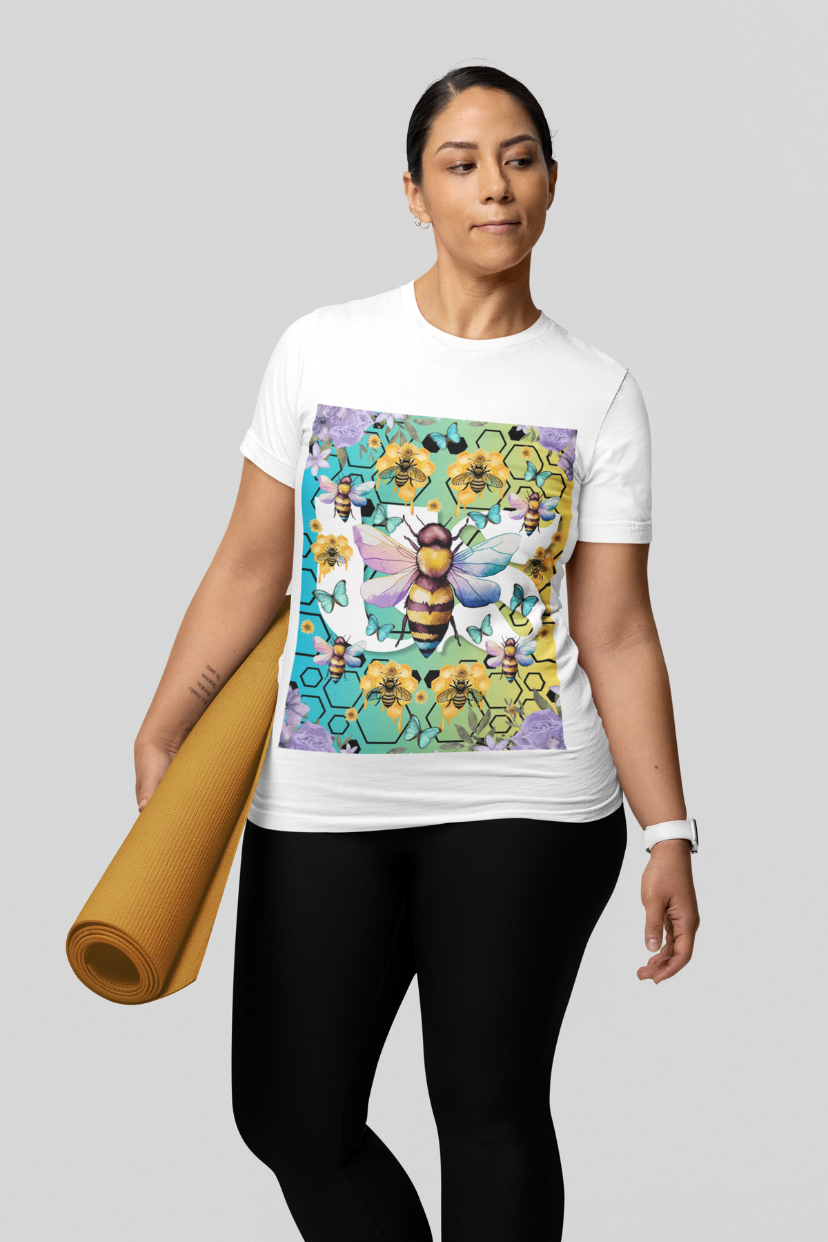 Wild Summer: Honey B Unisex Canvas T-shirt