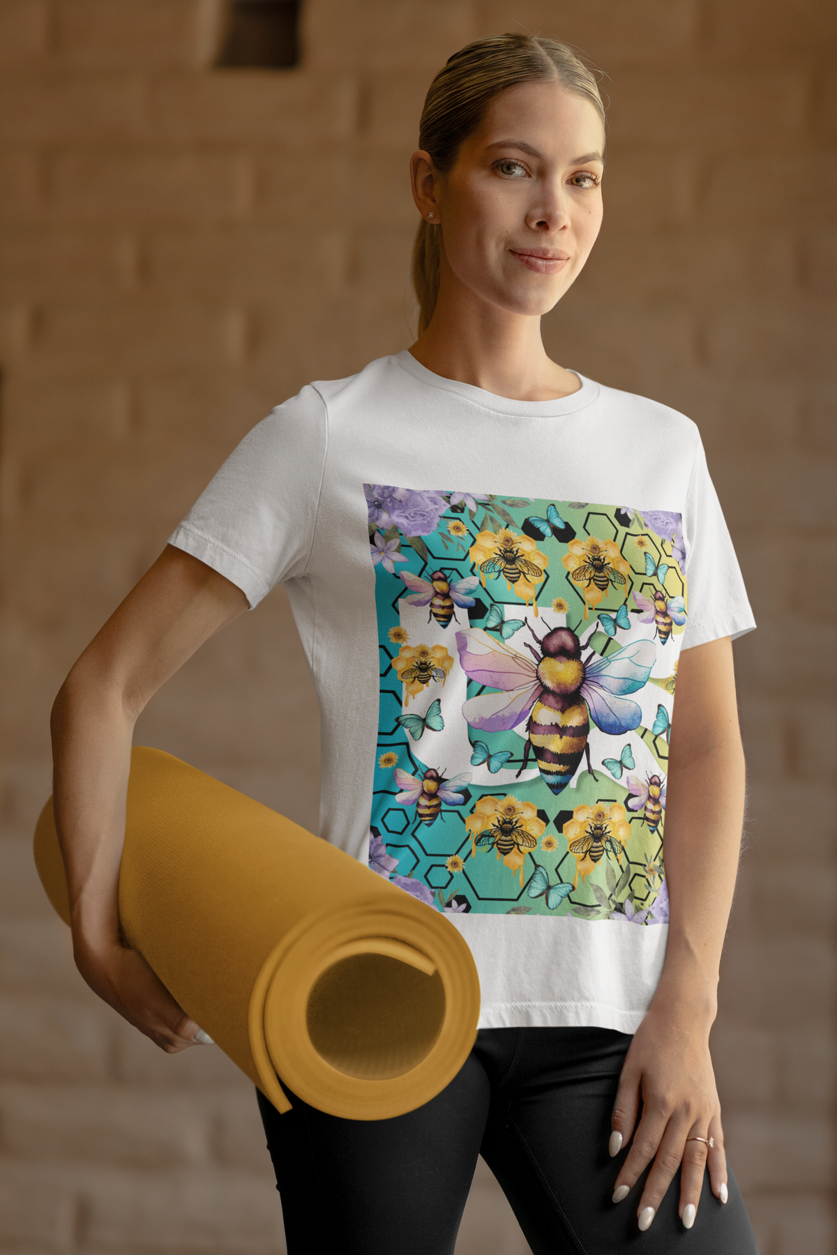 Wild Summer: Honey B Unisex Canvas T-shirt